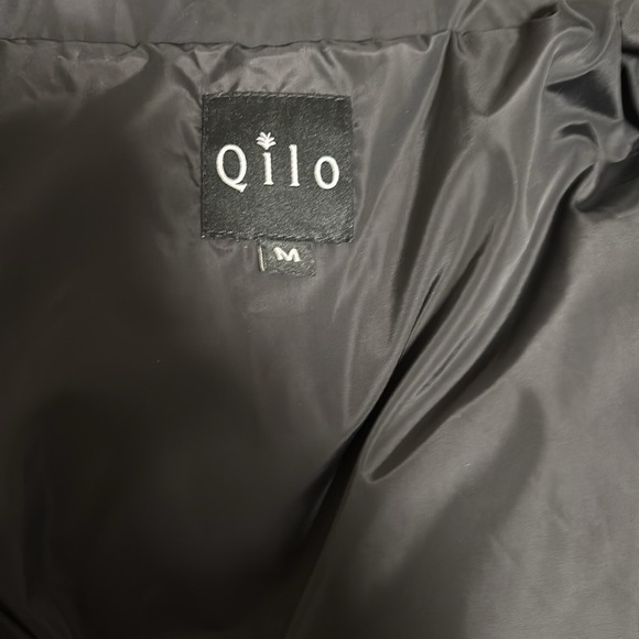 Qilo multi cam Blk puffer jacket size Mes - Picture 4 of 6